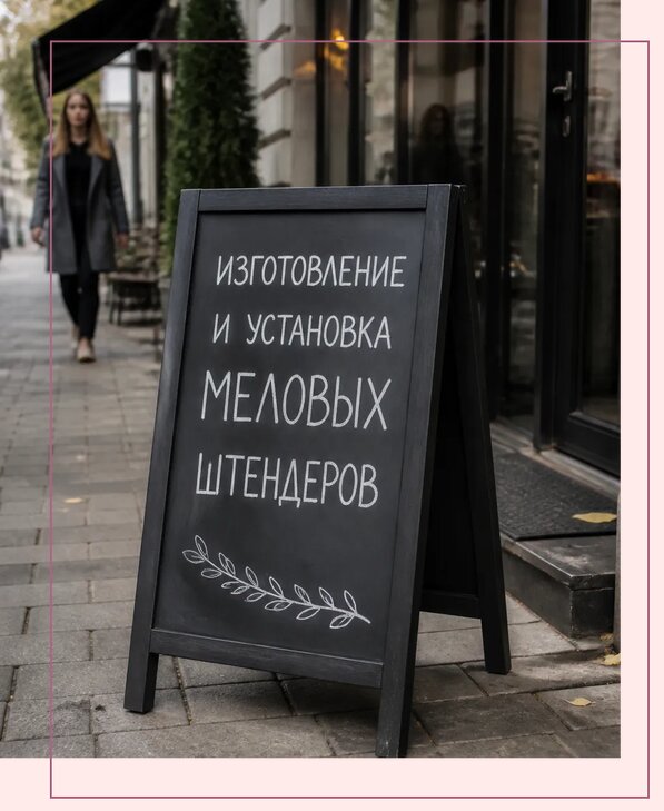 Меловые штендеры в Каменке по цене от 6575 р. | Аванза-Кам