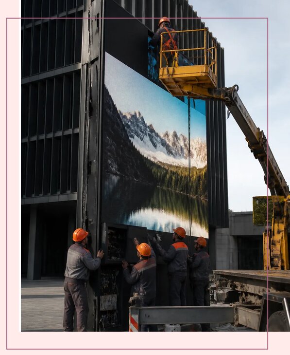 Размещение DOOH рекламы в Каменке на цифровых экранах